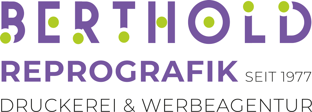 Logo Berthold Reprografik GmbH - Druckerei und Werbeagentur seit 1977