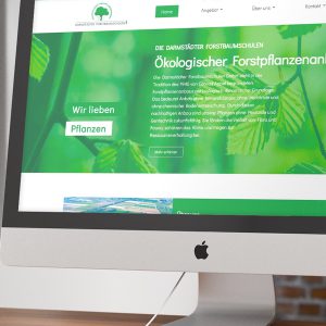 Webseite Forstbaumschule