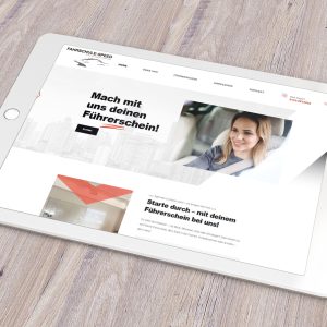 Fahrschule Speed Webseite
